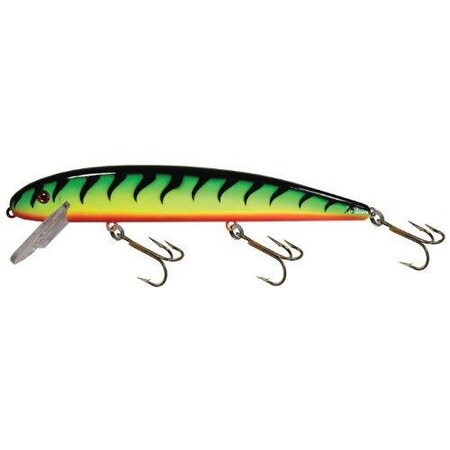 Musky Mania Jake Big Minnow Lure, 8, 26 Oz, Firebelly J8-53